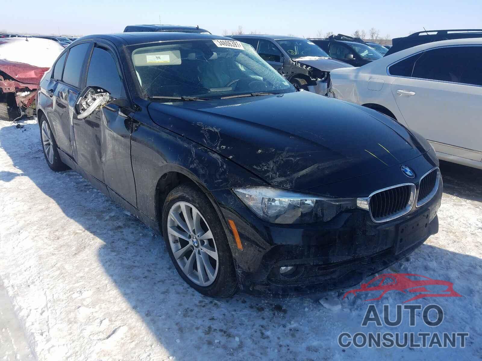 BMW 3 SERIES 2017 - WBA8A3C36HA067261
