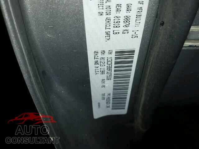 DODGE DART 2015 - 1C3CDFBB9FD275536