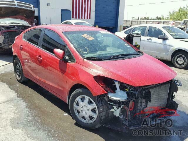 KIA FORTE 2016 - KNAFK4A60G5482123