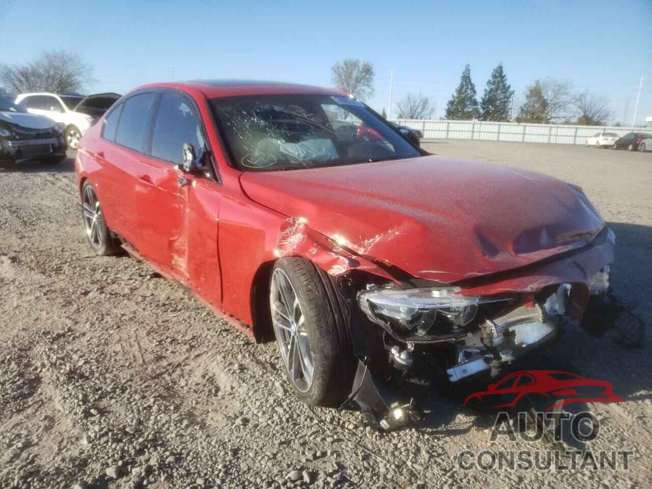 BMW 3 SERIES 2018 - WBA8B3C51JK843200