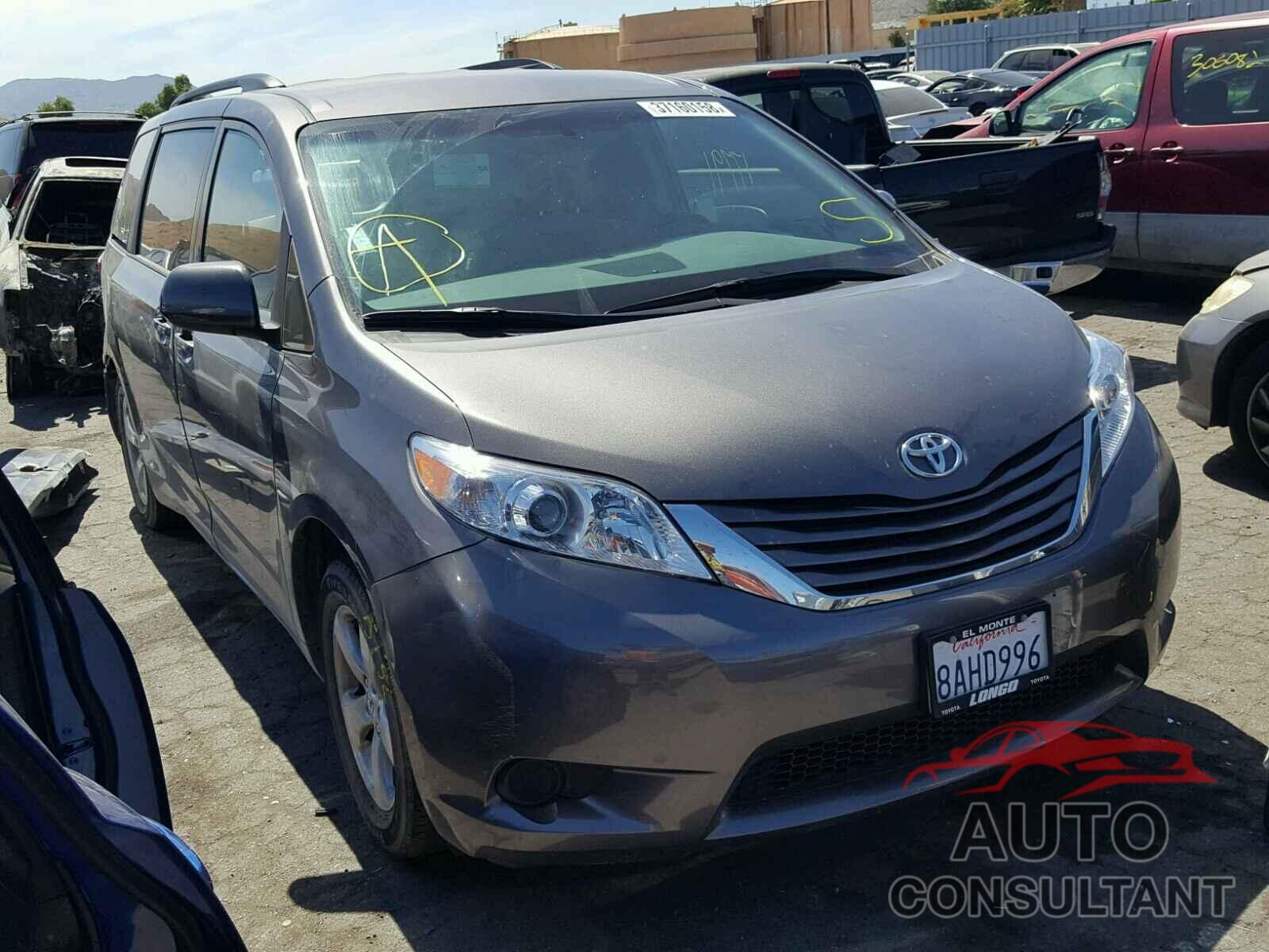 TOYOTA SIENNA 2017 - 5TDKZ3DC9HS884338