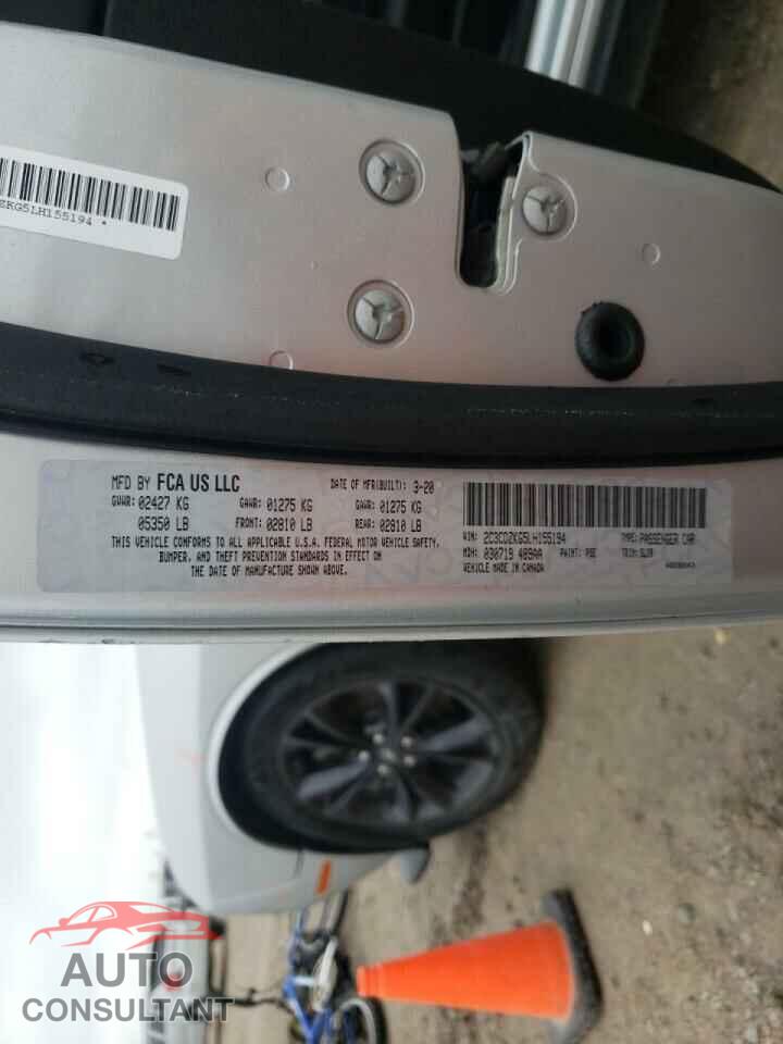 DODGE CHALLENGER 2020 - 2C3CDZKG5LH155194
