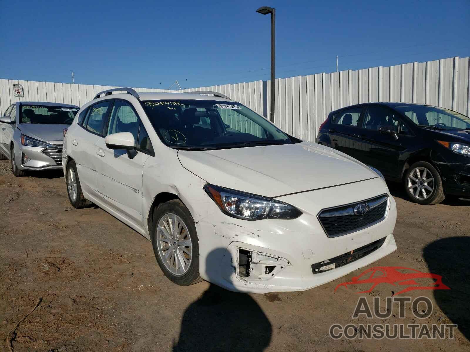 SUBARU IMPREZA 2018 - 4S3GTAD62J3745214