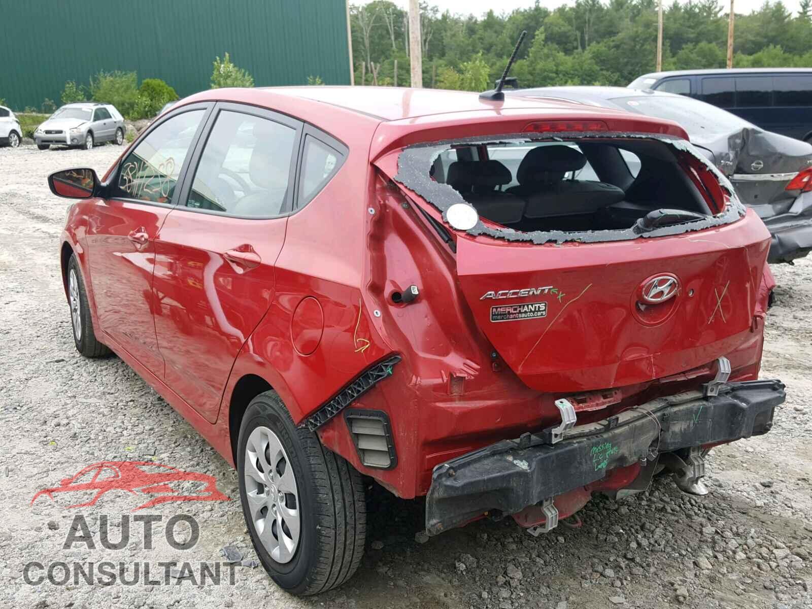HYUNDAI ACCENT 2017 - KMHCT5AE3HU310543