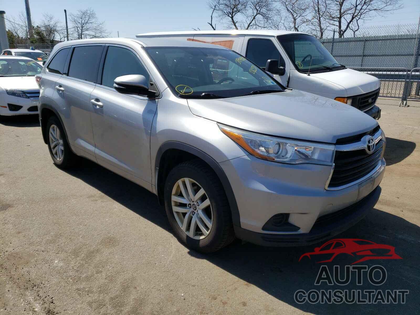 TOYOTA HIGHLANDER 2016 - 5TDBKRFH0GS246137
