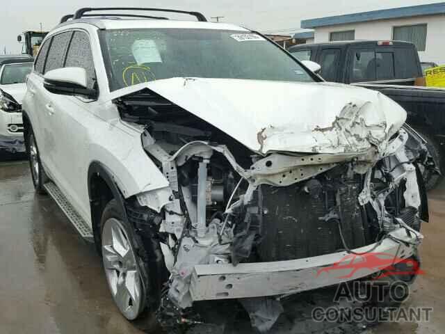 TOYOTA HIGHLANDER 2015 - 5TDYKRFH1FS090084