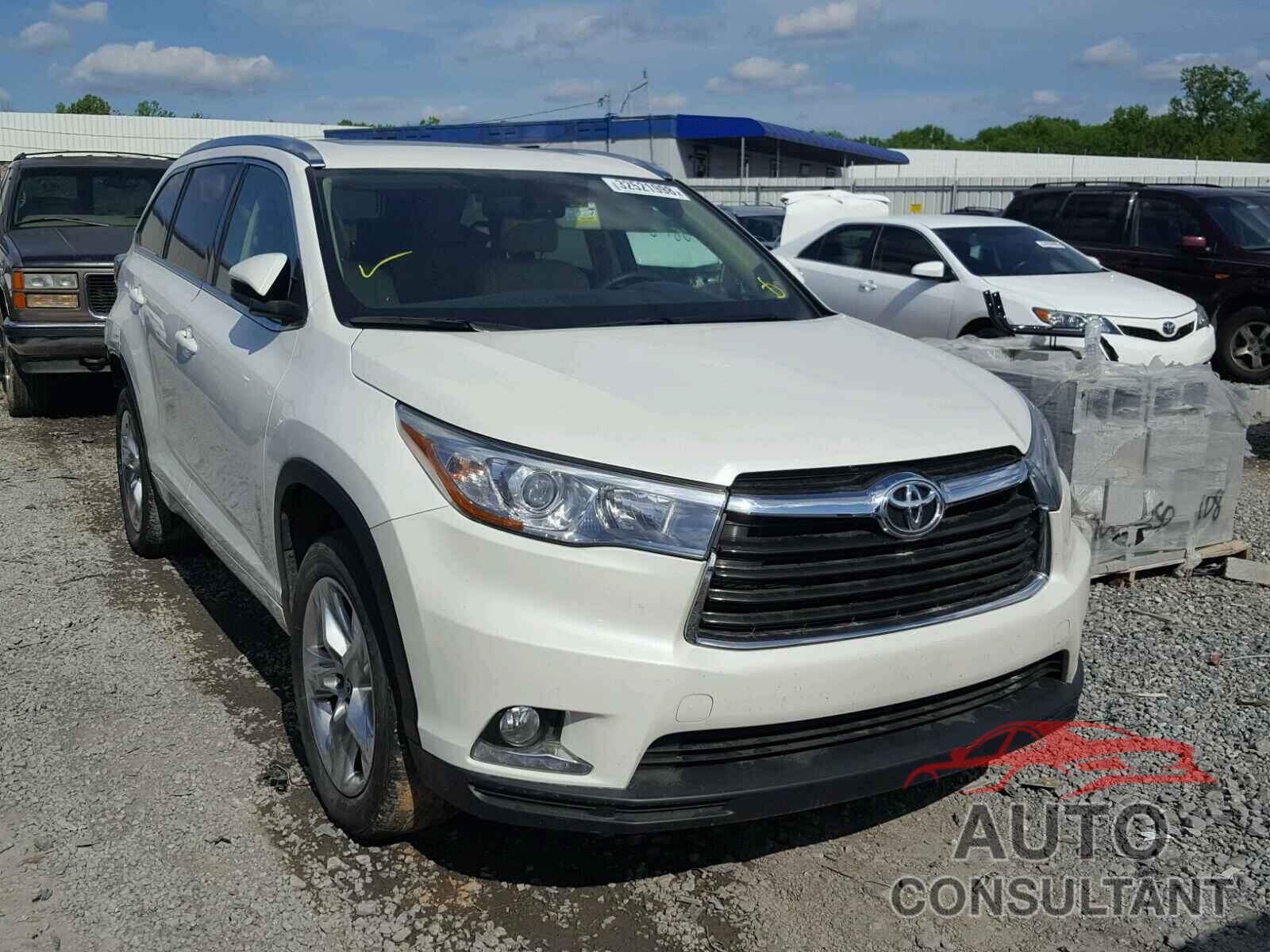 TOYOTA HIGHLANDER 2016 - 5TDYKRFH7GS127186