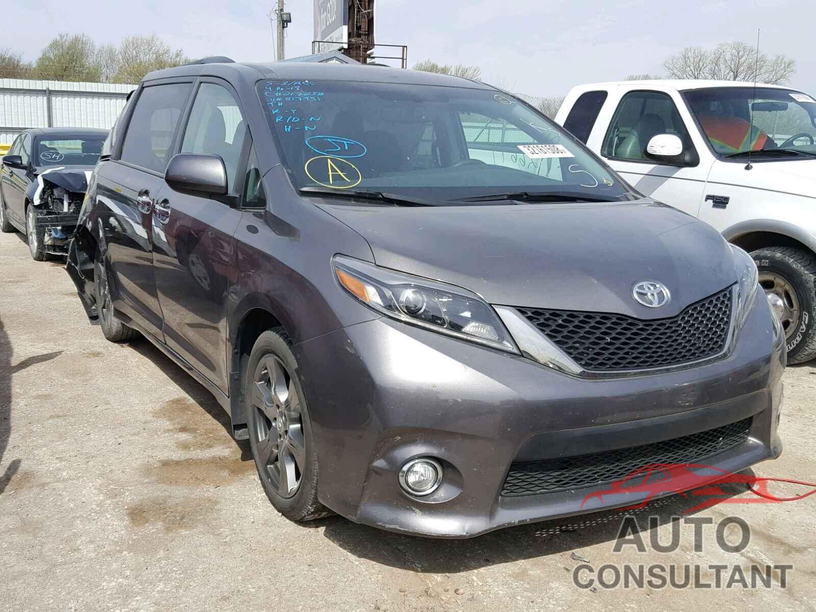 TOYOTA SIENNA 2017 - 5TDXZ3DC1HS817951