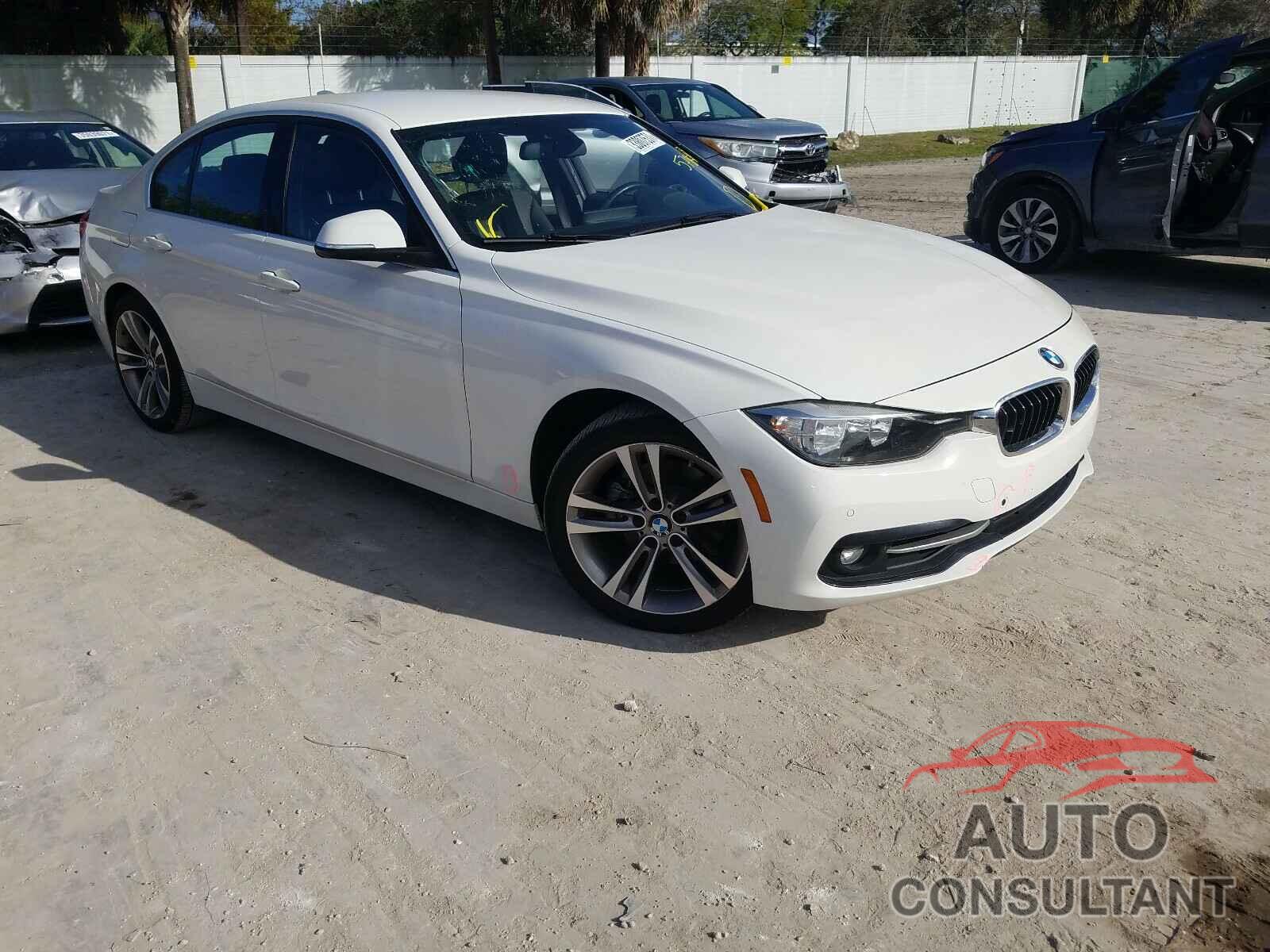 BMW 3 SERIES 2017 - WBA8B9G52HNU50358