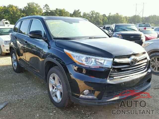 TOYOTA HIGHLANDER 2016 - 5TDYKRFH7GS159751