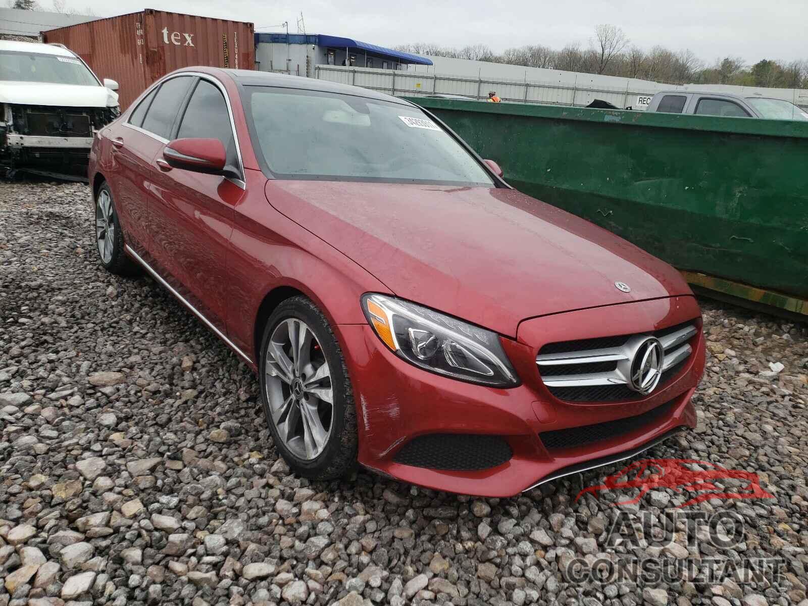 MERCEDES-BENZ C CLASS 2018 - 55SWF4JB6JU278550