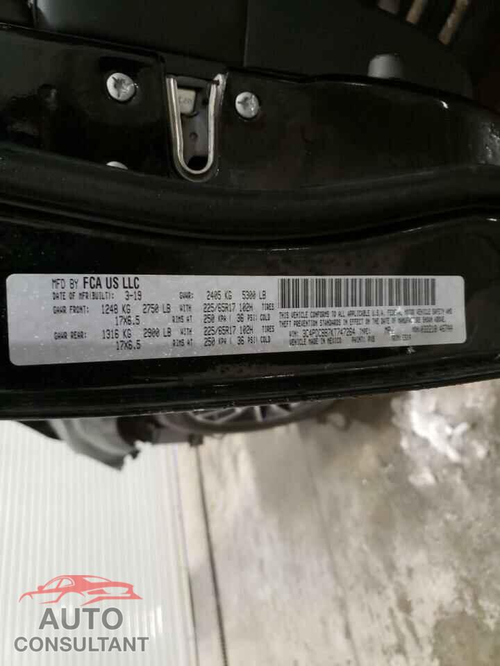 DODGE JOURNEY 2019 - 3C4PDCBB7KT747264