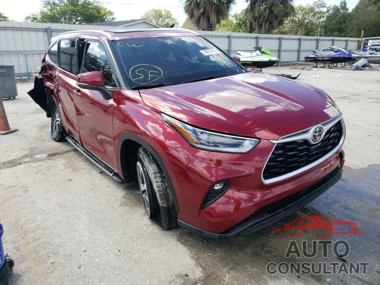 TOYOTA HIGHLANDER 2021 - 5TDGZRAH5MS073882