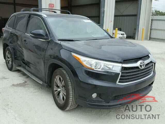 TOYOTA HIGHLANDER 2015 - 5TDKKRFH7FS120095