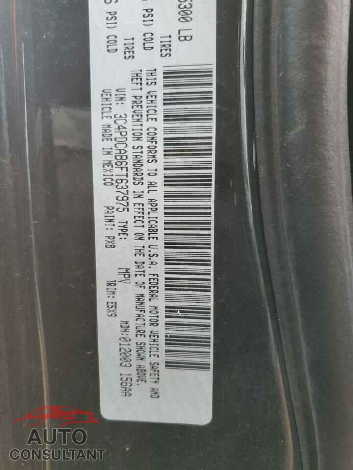 DODGE JOURNEY 2015 - 3C4PDCAB6FT637975