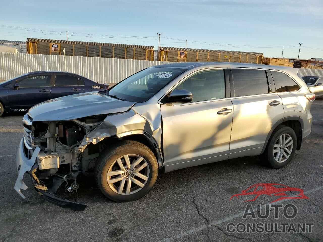TOYOTA HIGHLANDER 2016 - 5TDZARFH9GS020955