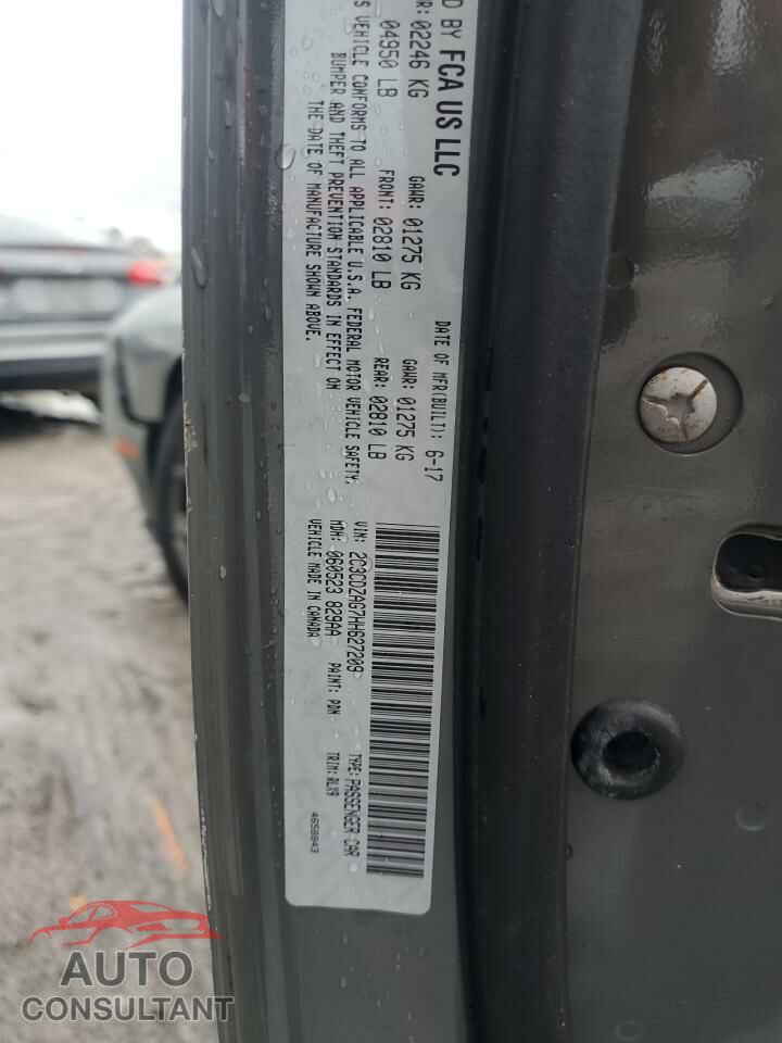 DODGE CHALLENGER 2017 - 2C3CDZAG7HH627209