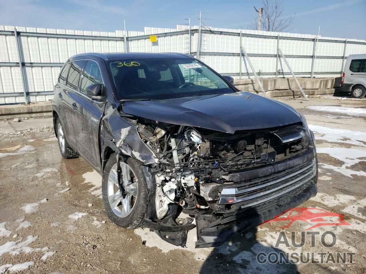 TOYOTA HIGHLANDER 2017 - 5TDDGRFH6HS023600