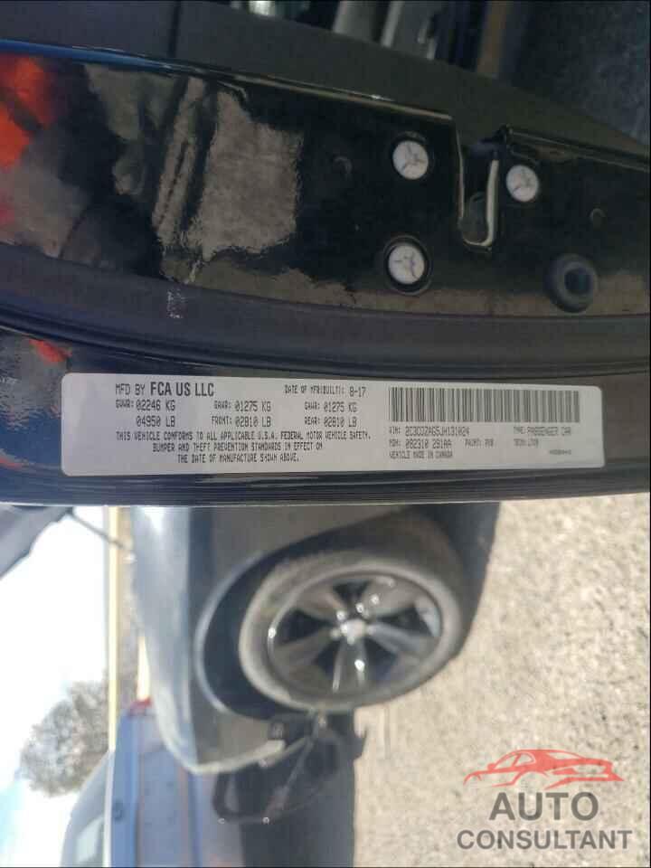 DODGE CHALLENGER 2018 - 2C3CDZAG5JH131024