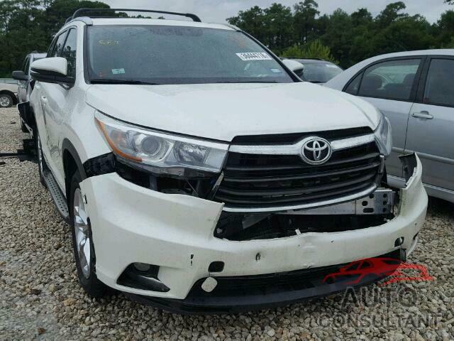 TOYOTA HIGHLANDER 2016 - 5TDYKRFH2GS123580
