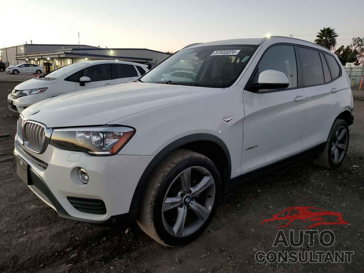 BMW X3 2017 - 5UXWZ7C39H0X40235