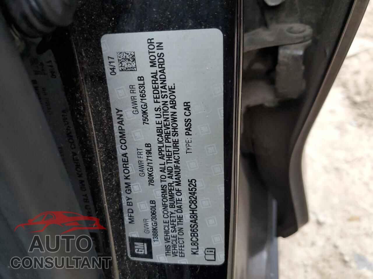 CHEVROLET SPARK 2017 - KL8CB6SA8HC824525