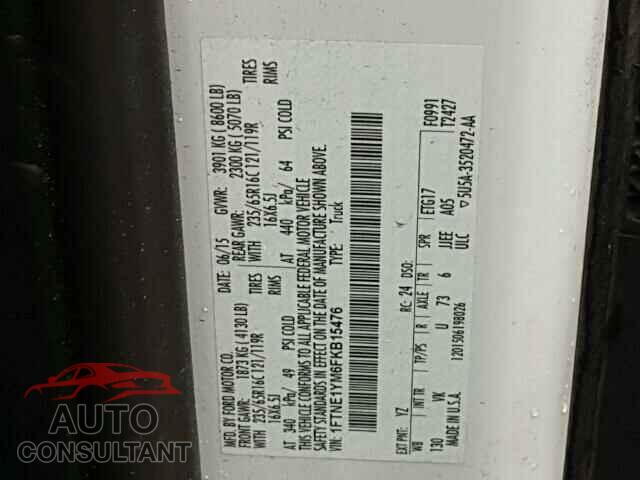 FORD TRANSIT CO 2015 - 1FTNE1YM6FKB15476