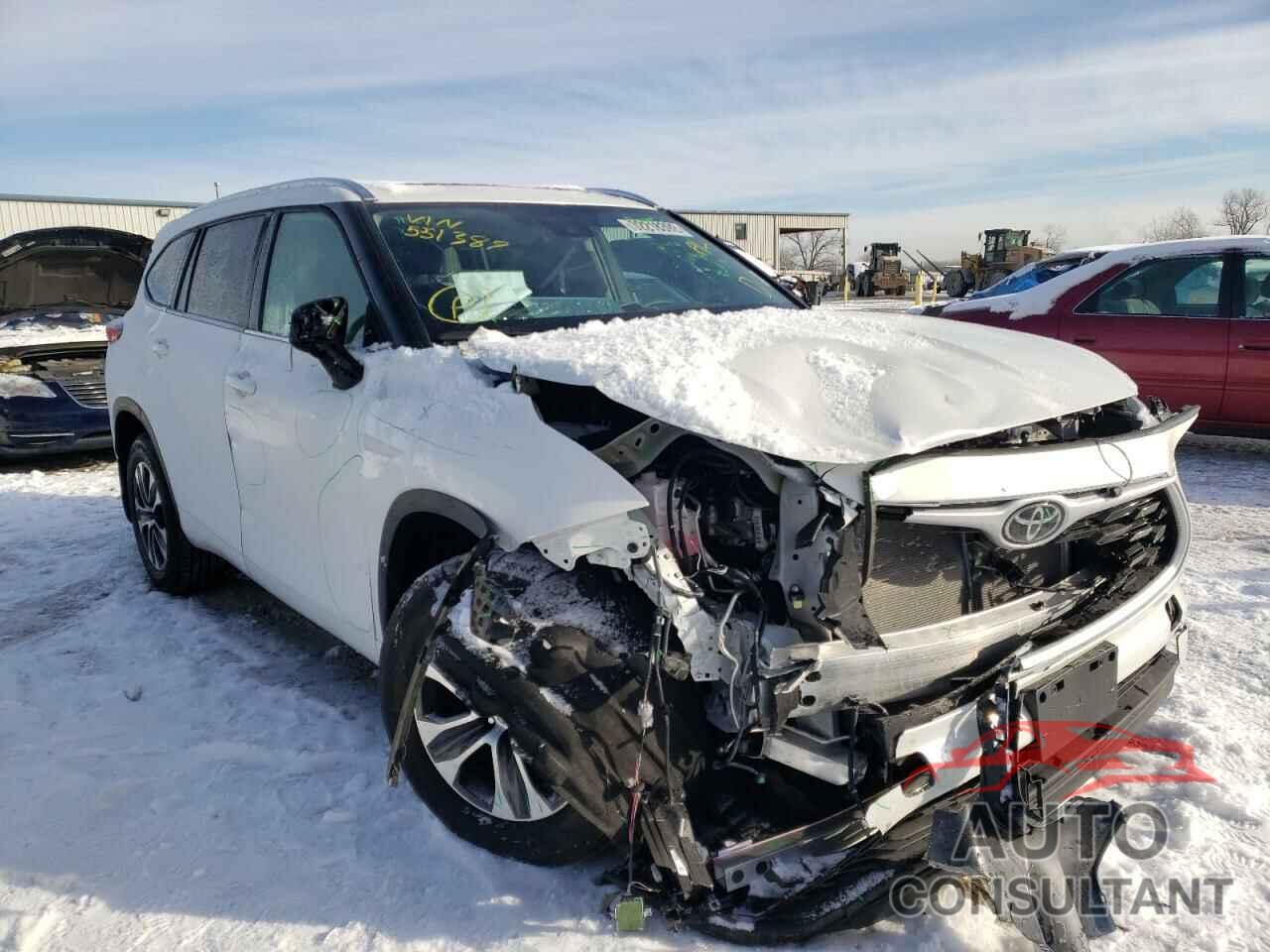 TOYOTA HIGHLANDER 2021 - 5TDGZRBH3MS551389