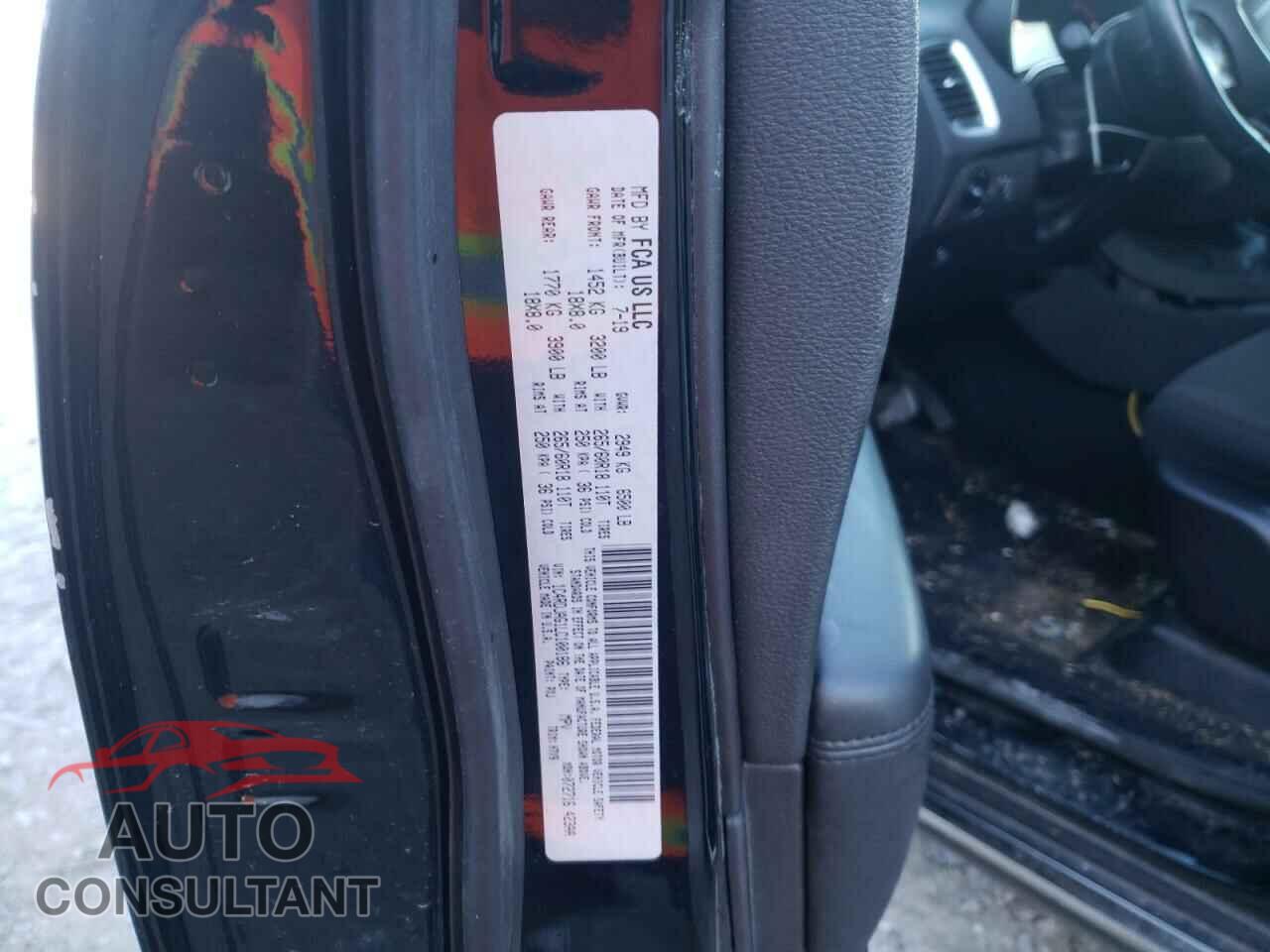DODGE DURANGO 2020 - 1C4RDJAG1LC100186