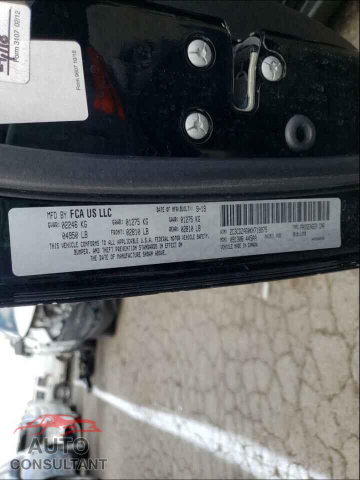 DODGE CHALLENGER 2019 - 2C3CDZAG0KH718975