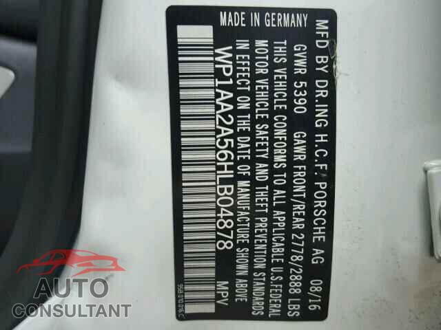 PORSCHE MACAN 2017 - WP1AA2A56HLB04878