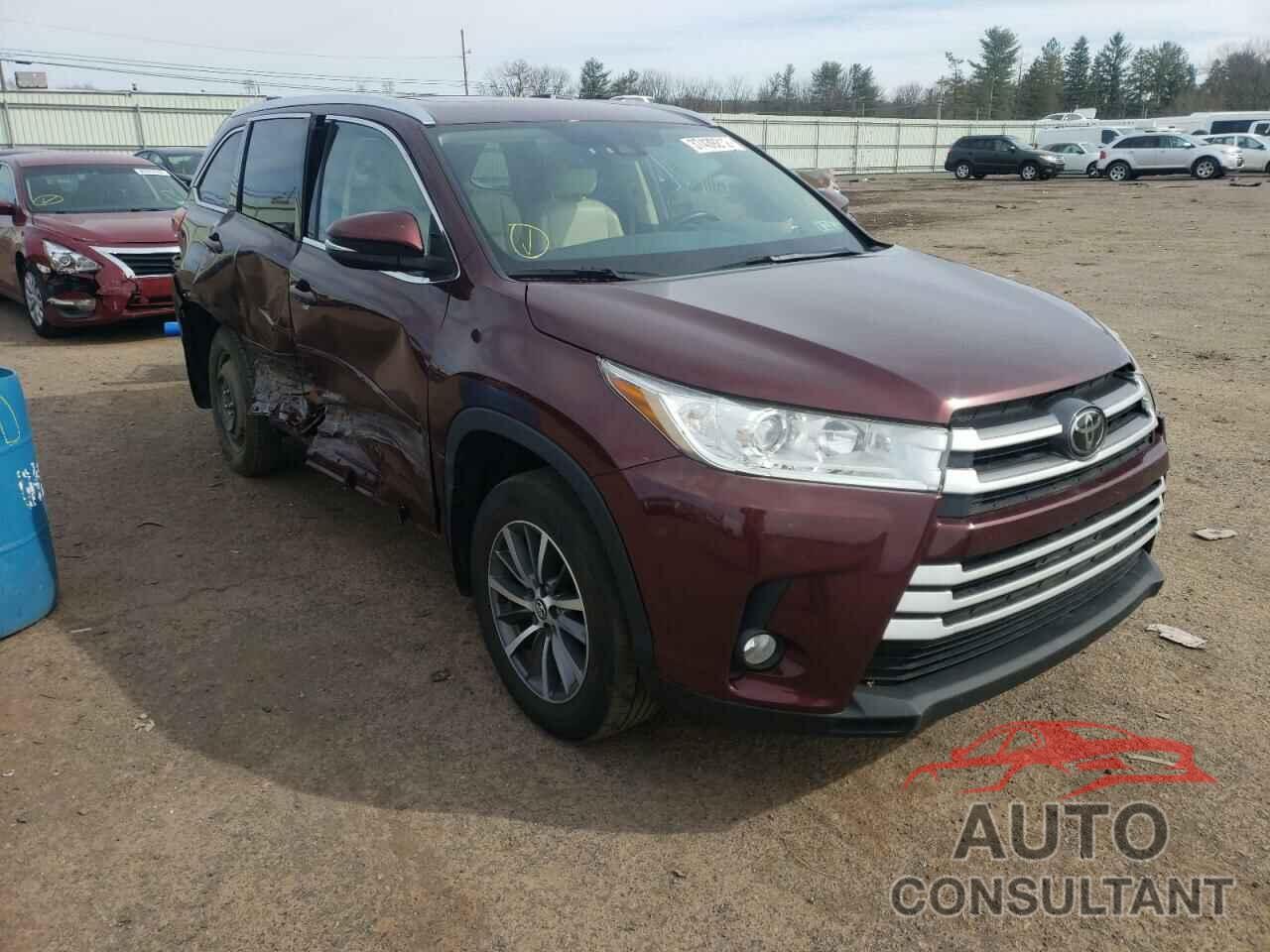 TOYOTA HIGHLANDER 2018 - 5TDJZRFHXJS907865