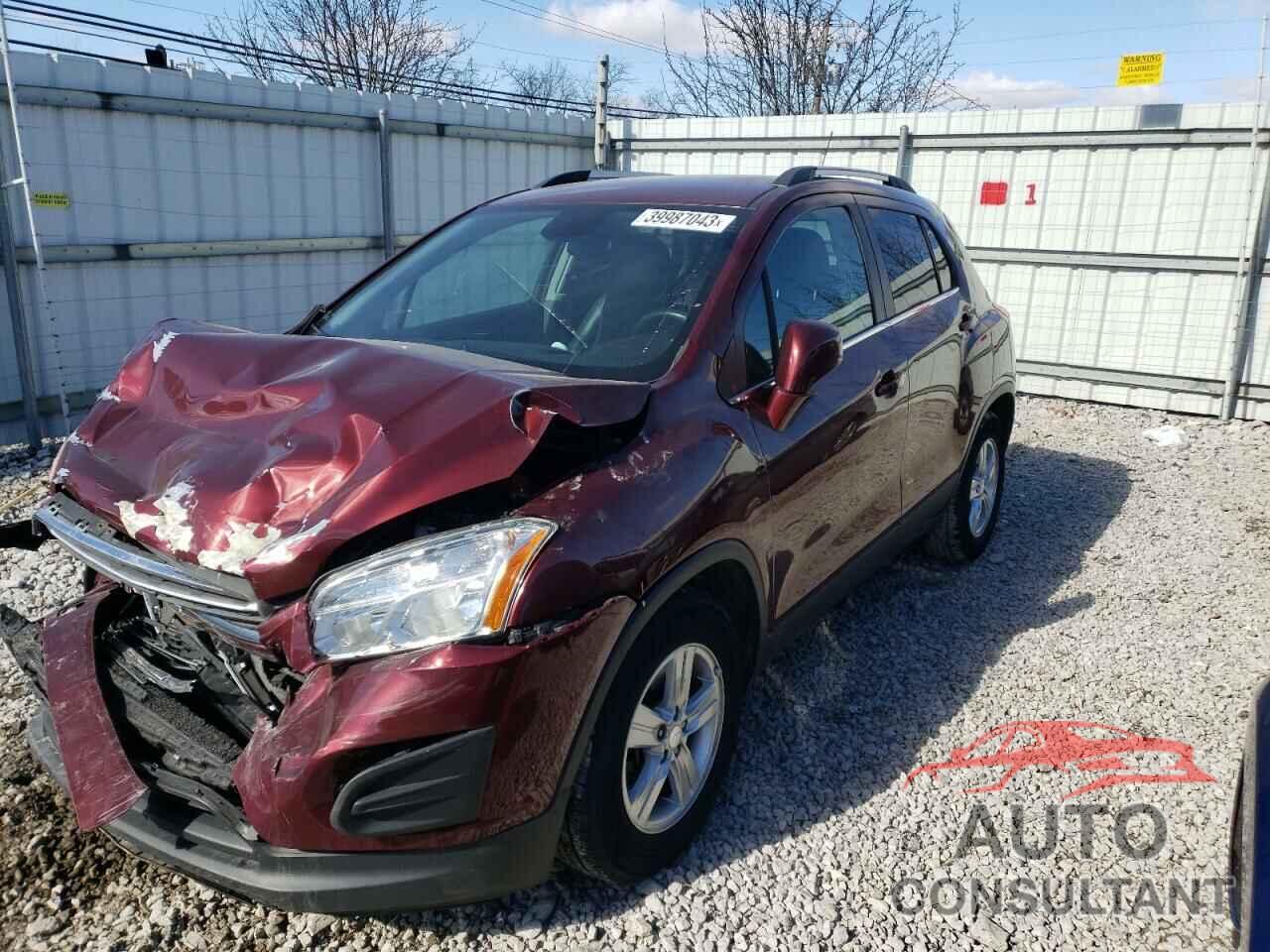 CHEVROLET TRAX 2016 - 3GNCJLSB0GL254564