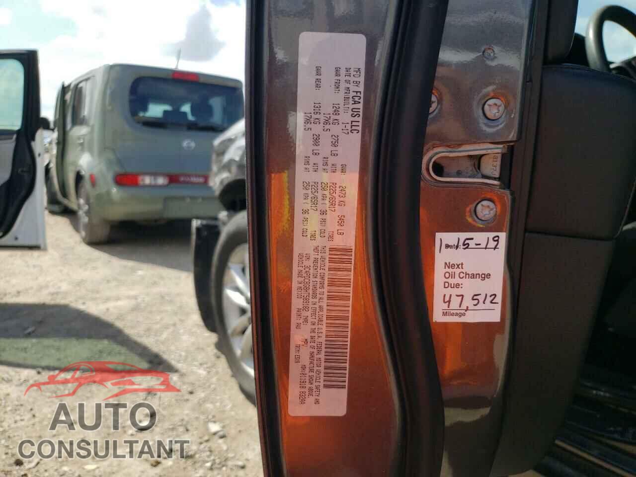 DODGE JOURNEY 2017 - 3C4PDCBG8HT589182