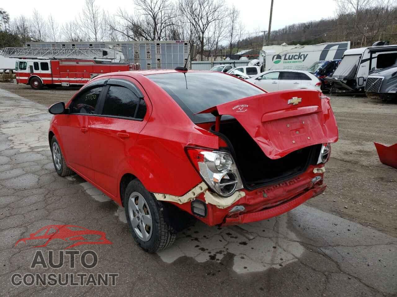 CHEVROLET SONIC 2016 - 1G1JB5SH0G4104854