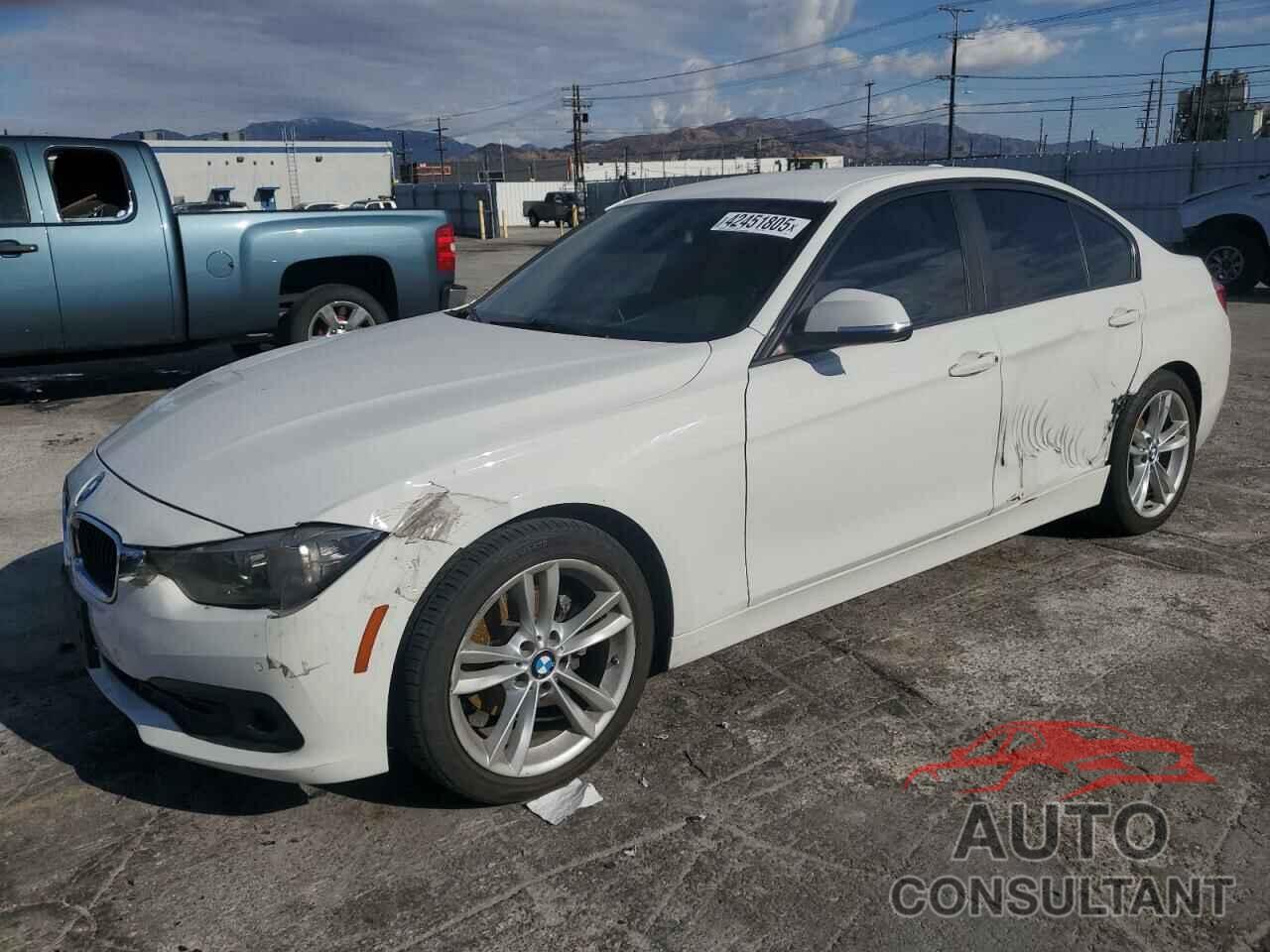 BMW 3 SERIES 2017 - WBA8E1G30HNU18838