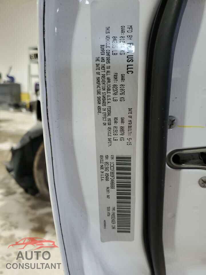 DODGE DART 2015 - 1C3CDFBB3FD406668