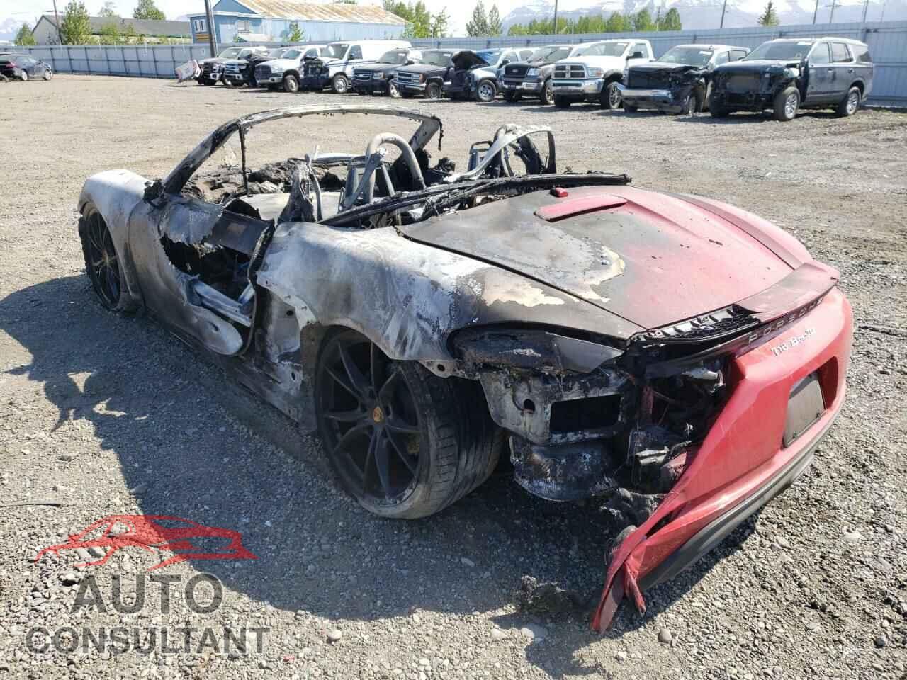 PORSCHE BOXSTER 2017 - WP0CA2A85HS221135