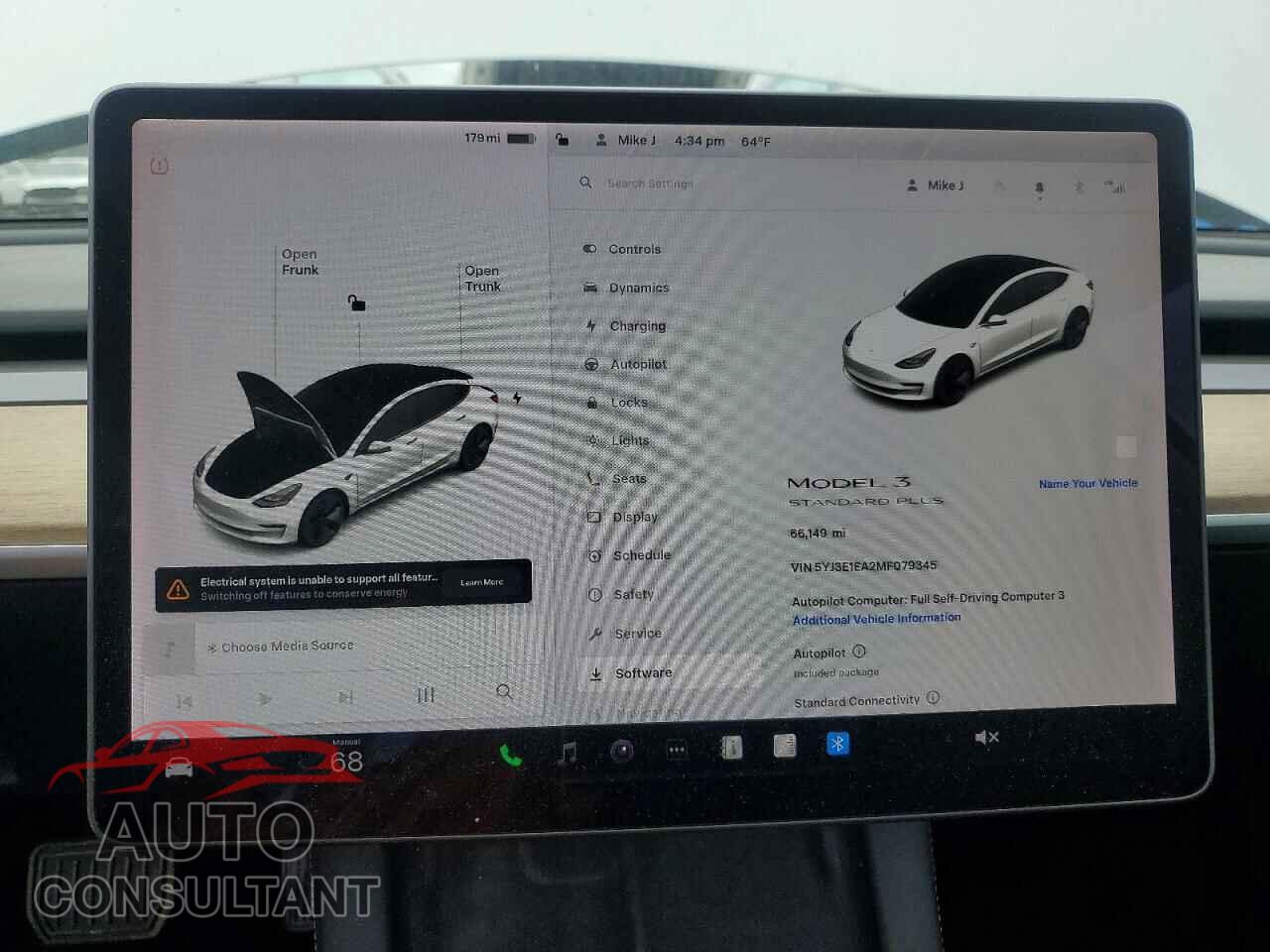 TESLA MODEL 3 2021 - 5YJ3E1EA2MF079345