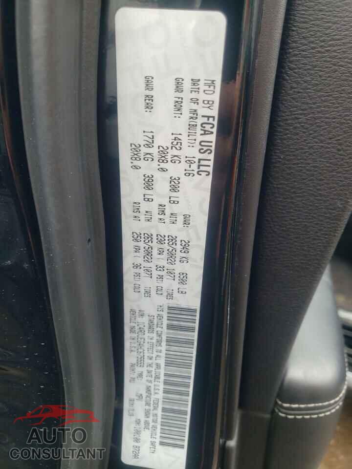 DODGE DURANGO 2017 - 1C4RDJEG4HC675559