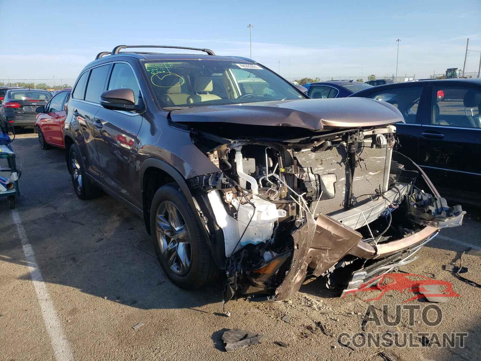 TOYOTA HIGHLANDER 2019 - 5TDDZRFH1KS983148