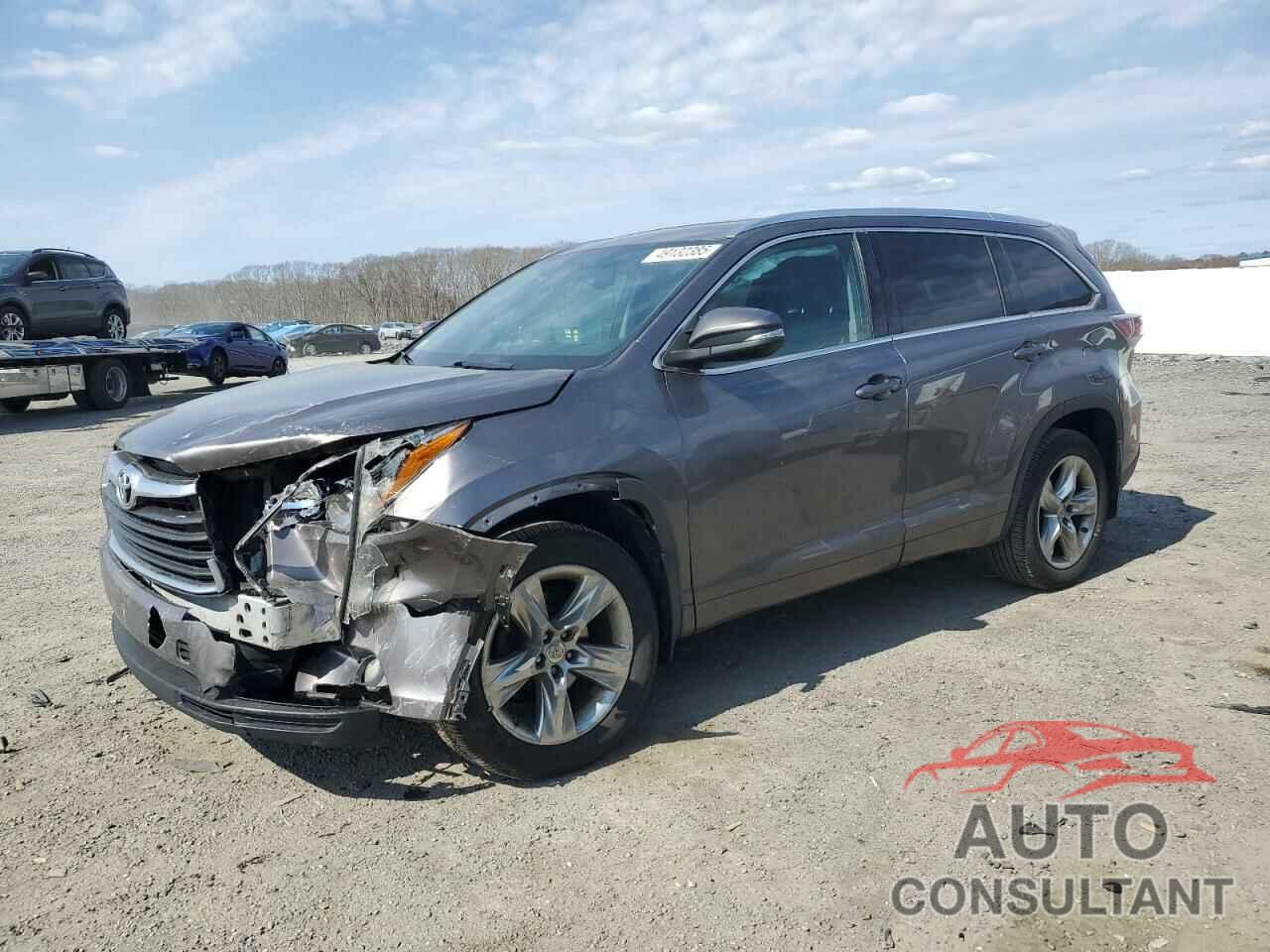 TOYOTA HIGHLANDER 2014 - 5TDDKRFH8ES071612