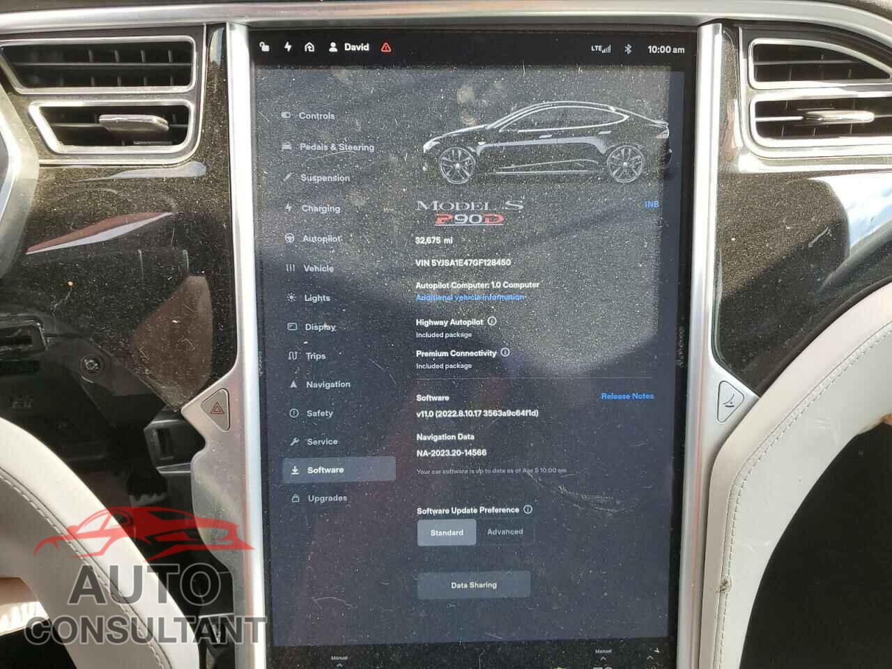 TESLA MODEL S 2016 - 5YJSA1E47GF128450