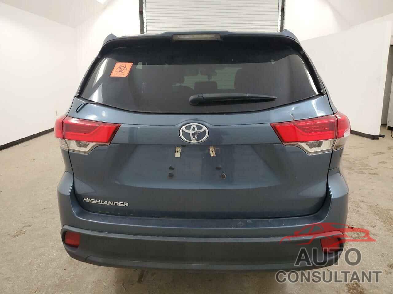 TOYOTA HIGHLANDER 2019 - 5TDZZRFH1KS337937