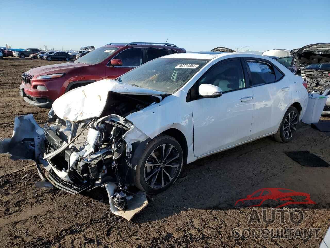 TOYOTA COROLLA 2019 - 2T1BURHE5KC198553