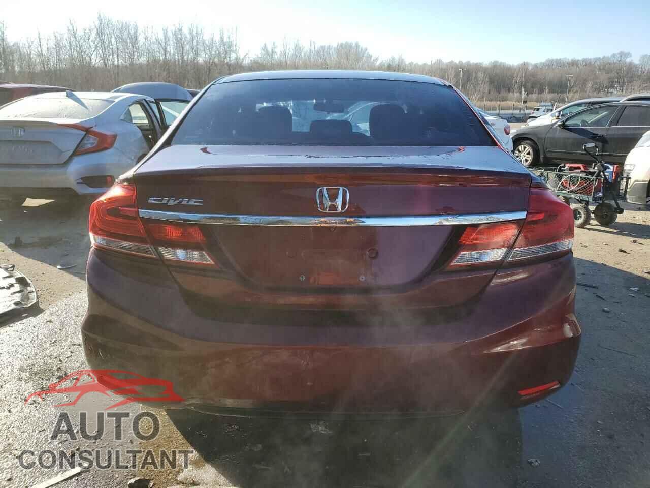 HONDA CIVIC 2013 - 19XFB2F82DE246526