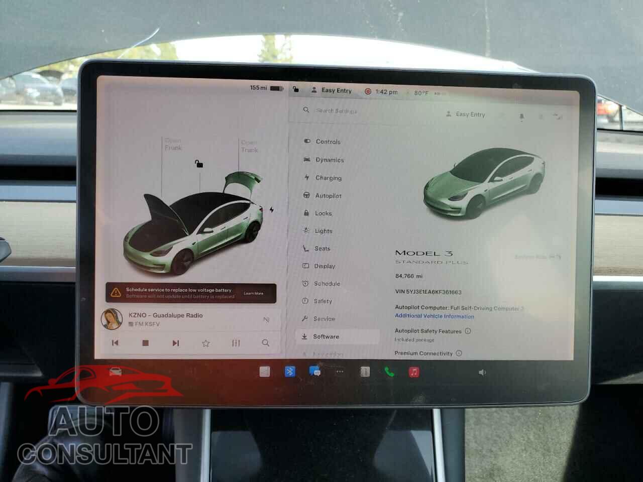 TESLA MODEL 3 2019 - 5YJ3E1EA6KF361663