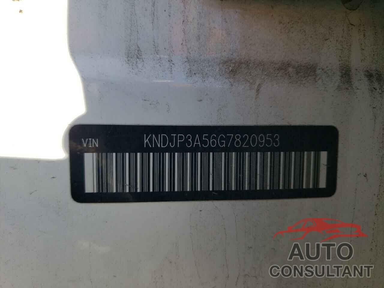 KIA SOUL 2016 - KNDJP3A56G7820953