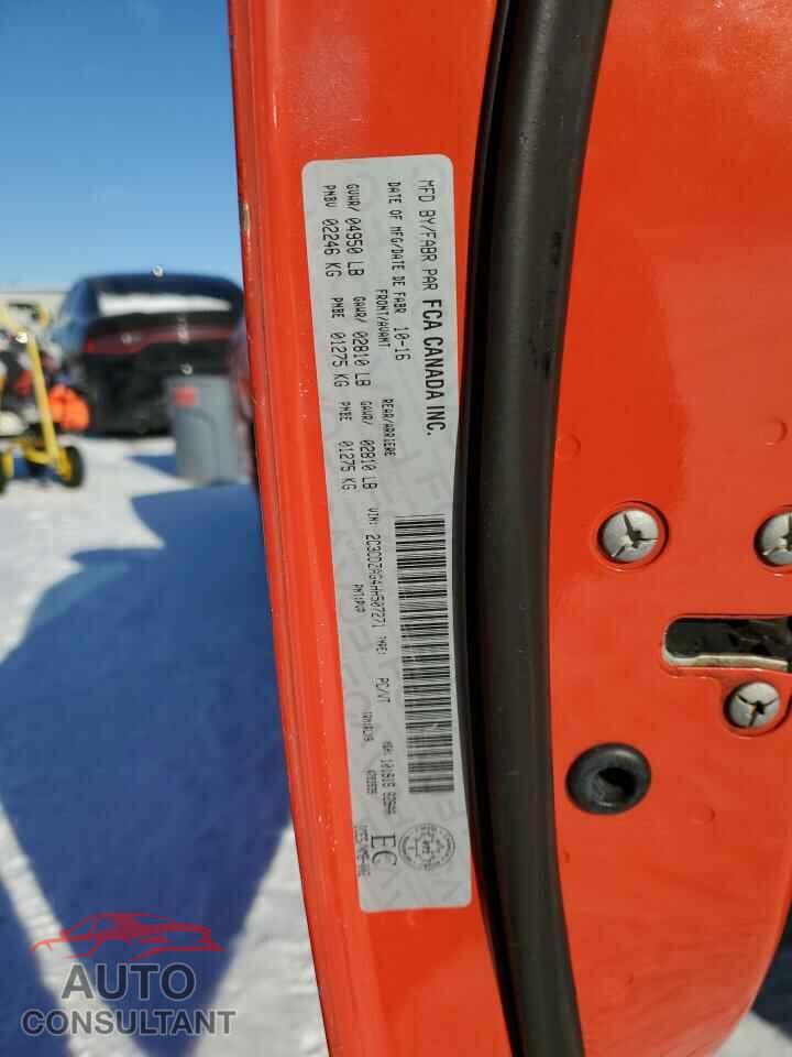DODGE CHALLENGER 2017 - 2C3CDZAG4HH507271