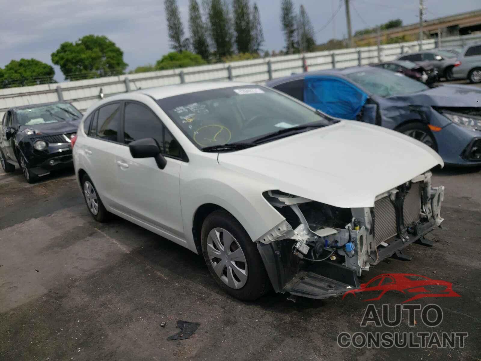 SUBARU IMPREZA 2016 - JF1GPAA68GG246692